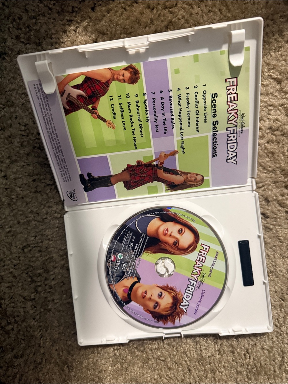 Disney Freaky Friday DVD Pink Green - Picture 2 of 3